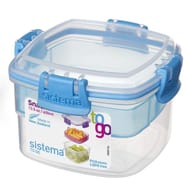 Sistema boite alimentaire carrée a clips snack to go 400ml