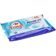 Carrefour lingettes sanitaires wc x40