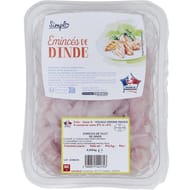 Simpl émincés de dinde 500g