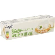 Simpl fromage de chèvre au lait de vache et de chèvre 180g