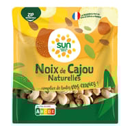 Noix de cajou crue sachet 200g SUN