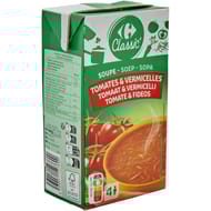 Carrefour soupe à la tomate et aux vermicelles 1l