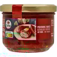 Carrefour extra poivrons farcis au thon 185g