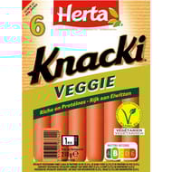 Herta knacki végetale blé et pois x6 210g