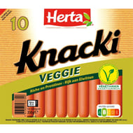 Herta knacki végétale x10 350g