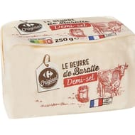 Carrefour original le beurre de baratte demi sel 250g
