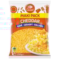 Carrefour Classic' cheddar rapé 250g
