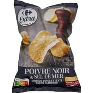 Carrefour chips poivre et sel 120g