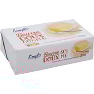 Simpl beurre doux 60% 200g