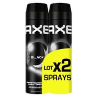 Axe supreme deodorant homme black 48h 2x200ml