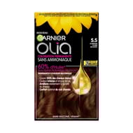 Olia coloration permanente sans ammoniaque 5.5 châtain clair acajou