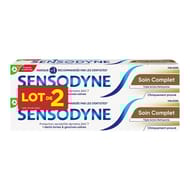 Sensodyne dentifrice soin complet triple action 2x75ml
