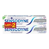 Sensodyne dentifrice soin blancheur triple action 2x75ml