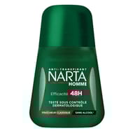 Narta homme anti-transpirant 48h fraîcheur classique bille 50ml
