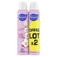 Monsavon déodorant fleur de cerisier 48h aérosol 2x200ml