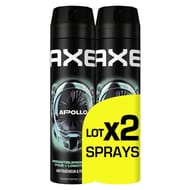 Axe supreme deodorant homme spray apollo 48h 2x200ml