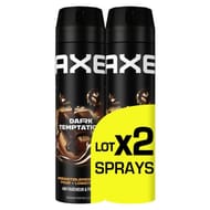 Axe supreme deodorant homme dark temptation 48h 2x200ml