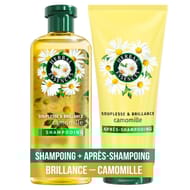 Herbal essences souplesse et brillance shampoing+aprés shampoing 250ml