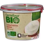 Carrefour bio crème fraiche épaisse 30%mg 50cl