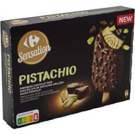 Carrefour sensation 4 bâtonnets pistache 274g
