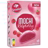 Carrefour sensation 6 mochis framboise 210g
