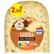 Carrefour Classic gouda au cumin 210g