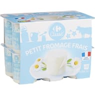 Carrefour classic fromage frais nature 3.8% mg 12x60g