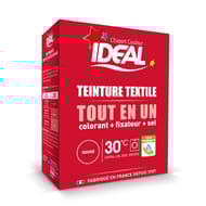 Ideal teinture tissus poudre tout en un maxi rouge (tomate cerise) 350g