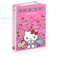 Agenda rose vif hello kitty 12x17cm