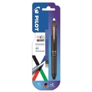 Frixion 4 colors noir + 2 recharges
