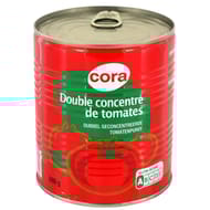 Cora double concentré de tomates 880g