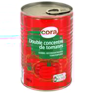 Cora double concentré de tomates 440g