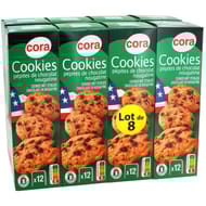 Cora cookies nougatine lot de 8 1.6kg