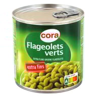 Cora flageolets extra fins 1/2 265 g