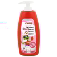 Gel lavant doux corps et cheveux 3en1 framboise groseille 500ml