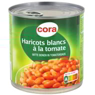 Cora haricots blancs à la tomate 1/2 400g