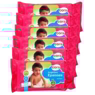 Cora lingettes bébé recharge x 72 lot de 6