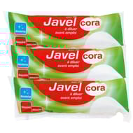 Cora javel nature berlingot 3x250ml