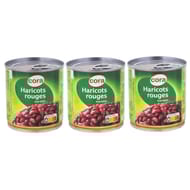 Cora haricots rouges 1/4x3 600g