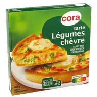 Cora tarte chèvre légumes 400g