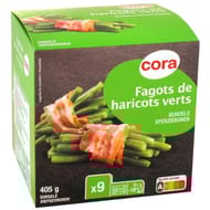 Cora fagots haricots verts lardes 405g