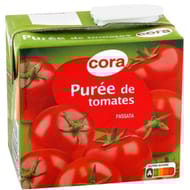Cora puree de tomates en brique 500g