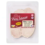 Pierre schmidt 2 côtes de porc cuites au bouillon 180g