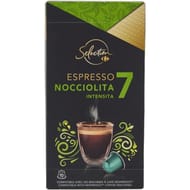 Carrefour selection café capsules compatibles nespresso espresso nocciolita intensité 7 x10 - 52g