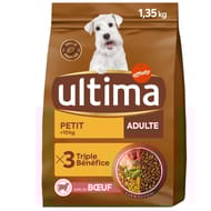 Ultima croquettes chien mini adulte boeuf 1.35 kg