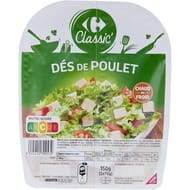 Carrefour Classic' dés de poulet x2 - 150g