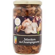 Carrefour extra sélection de champignons 72cl