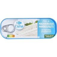 Carrefour extra filets de maquereaux au naturel 98g