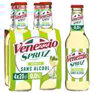 Cocktail sans alcool petillant venezzio spritz hugo 4 x 20 cl