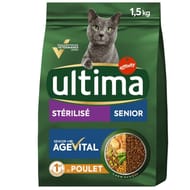 Ultima chat sterilises +10 ans 1.5kg